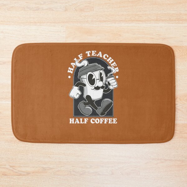 Item preview, Half Teacher Half Coffee, Coffee Love designed and sold by GulQari.