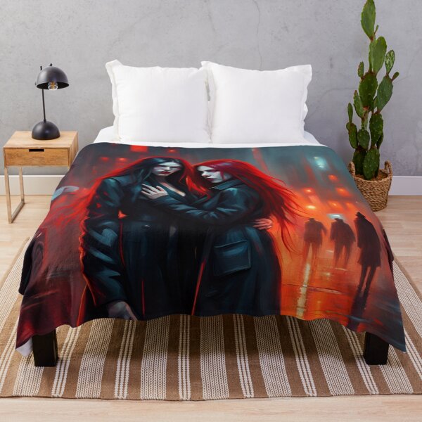 Item preview, Female vampire couple in a cyberpunk style designed and sold by GothicRubette.