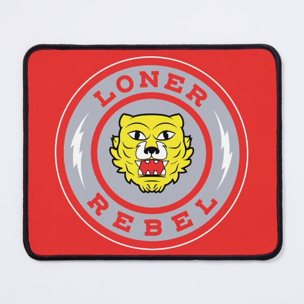 Item preview, Loner-Rebel badge (grey) designed and sold by Collin Creek.
