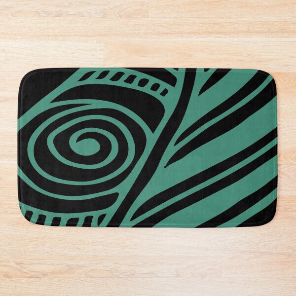 Item preview, Mid century Retro Style. Tribal wavy swirl Feather. by Mill2023 designed and sold by Mill2023.