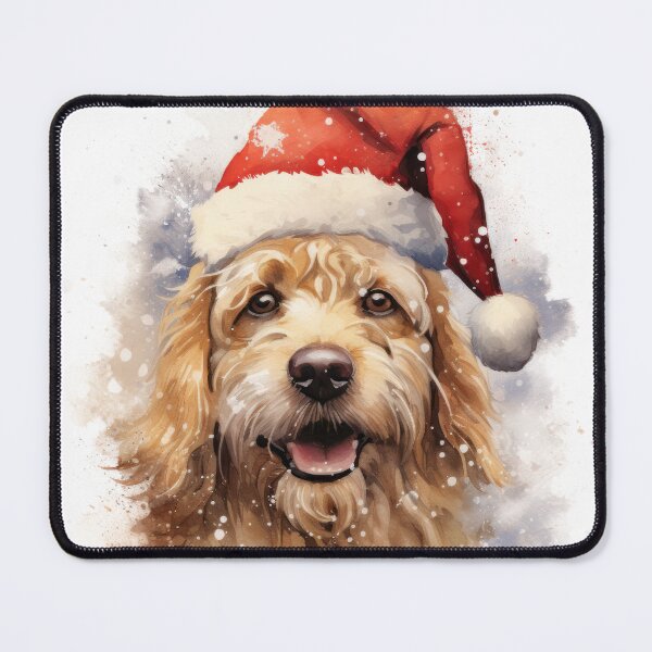 Item preview, Dog and red hat Santa Claus designed and sold by Eakpixx.