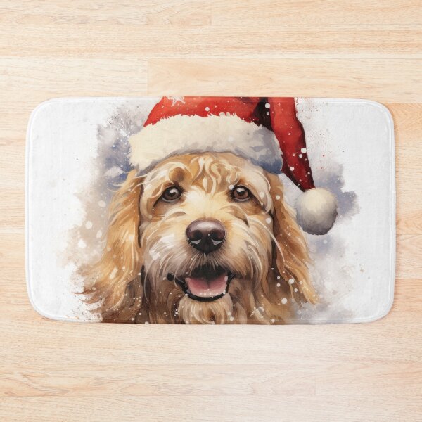 Item preview, Dog and red hat Santa Claus  designed and sold by Eakpixx.