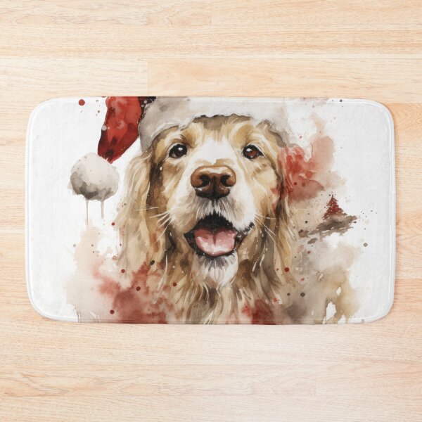 Item preview, Dog and red hat Santa Claus  designed and sold by Eakpixx.