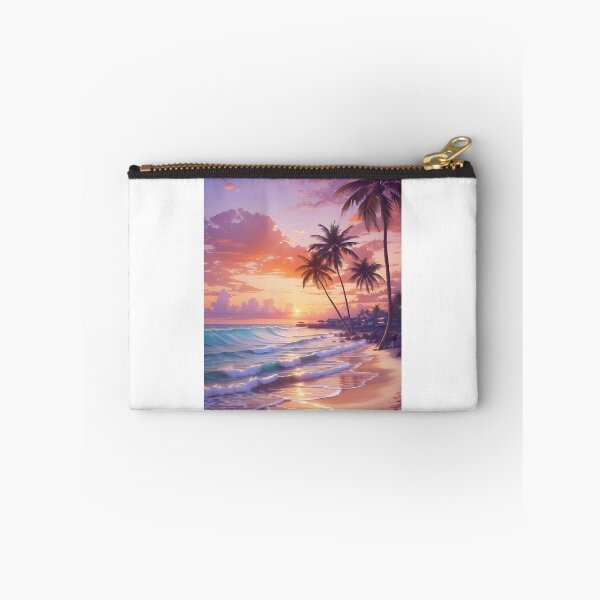 Item preview, serene beach at sunset designed and sold by CrazyGlow.