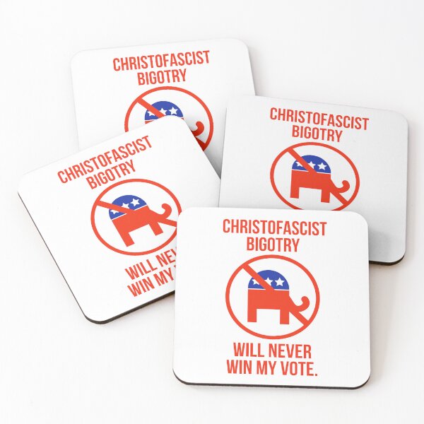 Item preview, Christofascist bigotry will never win my vote designed and sold by Rachel the Artist .