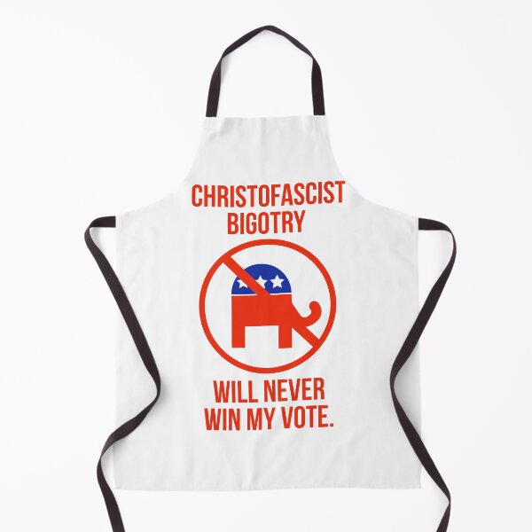 Item preview, Christofascist bigotry will never win my vote designed and sold by Rachel the Artist .