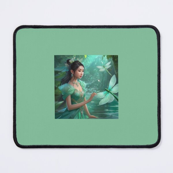 Item preview, An Asian Fairy With Dragonfly Wings designed and sold by FlutterbyFairy.