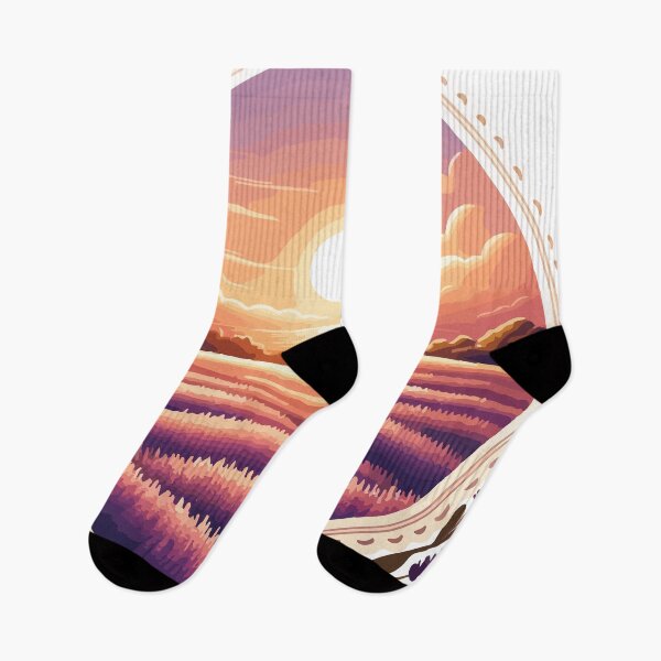 Item preview, Sunset Glow Over Lavender Field designed and sold by OniumEth.