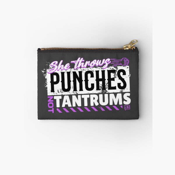 Item preview, She Throws Punches Not Tantrums - Boxing designed and sold by Ninety9Secrets.