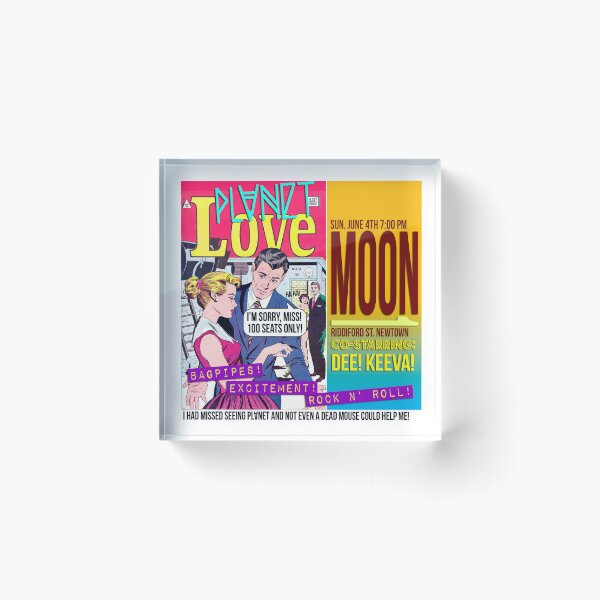 Item preview, Gig Poster: Moon 1 Newtown designed and sold by planetbandnz.