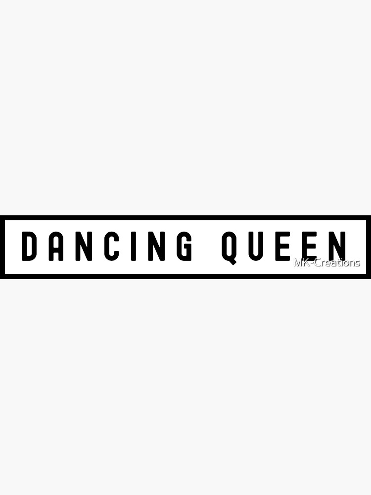 Thumbnail 3 of 3, Sticker, Dancing Queen designed and sold by MK-Creations.
