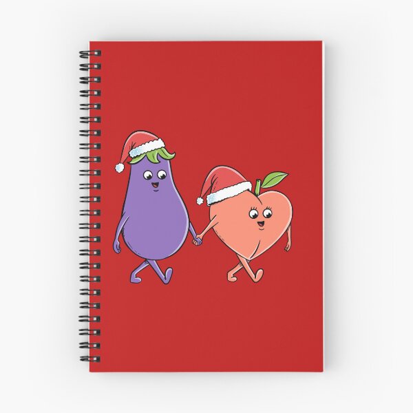 Item preview, Christmas eggplant and peach designed and sold by coffeeman.