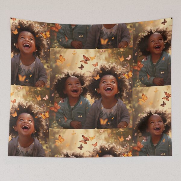 Item preview, Brown Babies and Butterflies  designed and sold by AscensionLife.