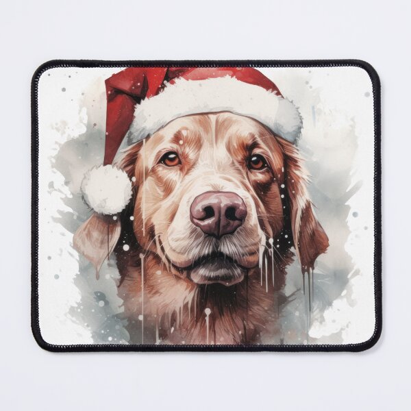 Item preview, Dog and red hat Santa Claus  designed and sold by Eakpixx.