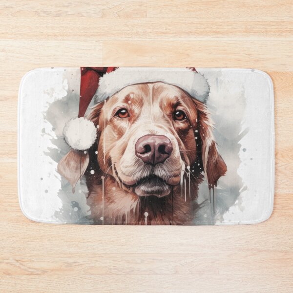 Item preview, Dog and red hat Santa Claus  designed and sold by Eakpixx.
