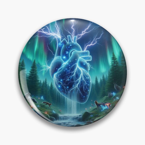 Item preview, Electric Heart Of The Forest designed and sold by Solarskymedia.