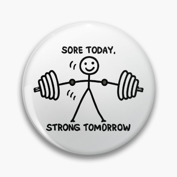 Item preview, Sore Today Strong Tomorrow Workout Design designed and sold by Collision19.