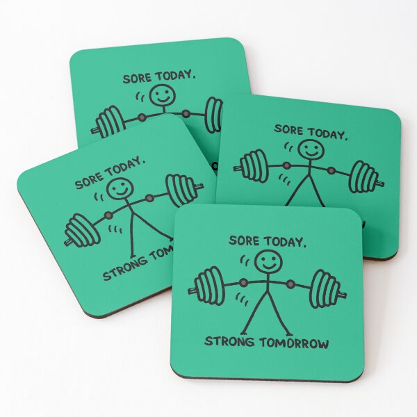 Item preview, Sore Today Strong Tomorrow Workout Design designed and sold by Collision19.