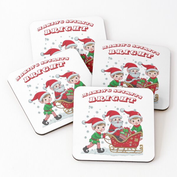 Item preview, Santa's Elves Making Christmas Bright And Jolly designed and sold by 502Templates.