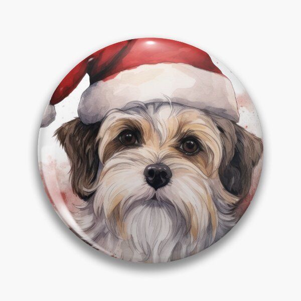 Item preview, Dog and red hat Santa Claus  designed and sold by Eakpixx.