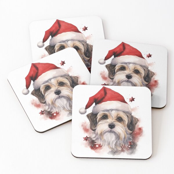 Item preview, Dog and red hat Santa Claus  designed and sold by Eakpixx.