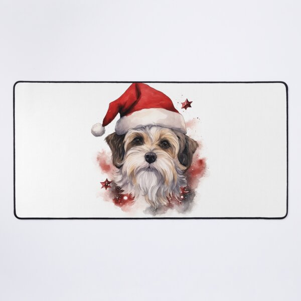 Item preview, Dog and red hat Santa Claus  designed and sold by Eakpixx.