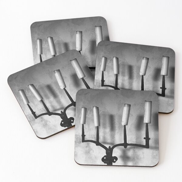 Item preview, four little cloister candles designed and sold by Anna Barrett.