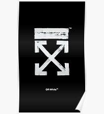 Off-White Brush Arrows Poster