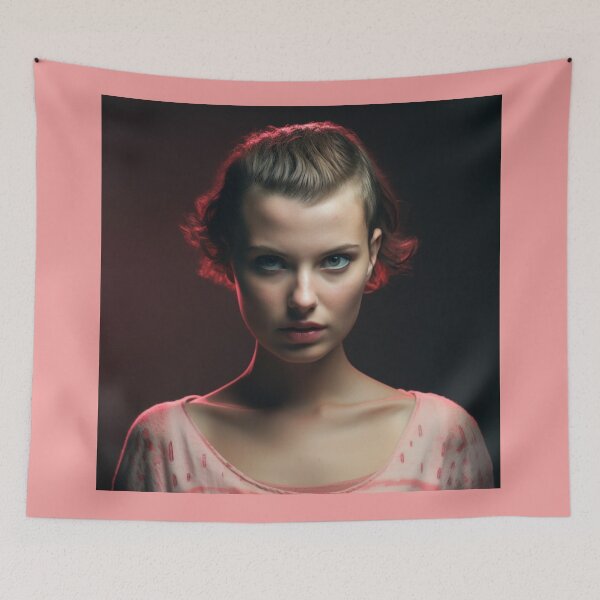 Item preview, Eleven from 'Stranger Things' - High-Resolution Borderless Art" designed and sold by ChamounVisual.