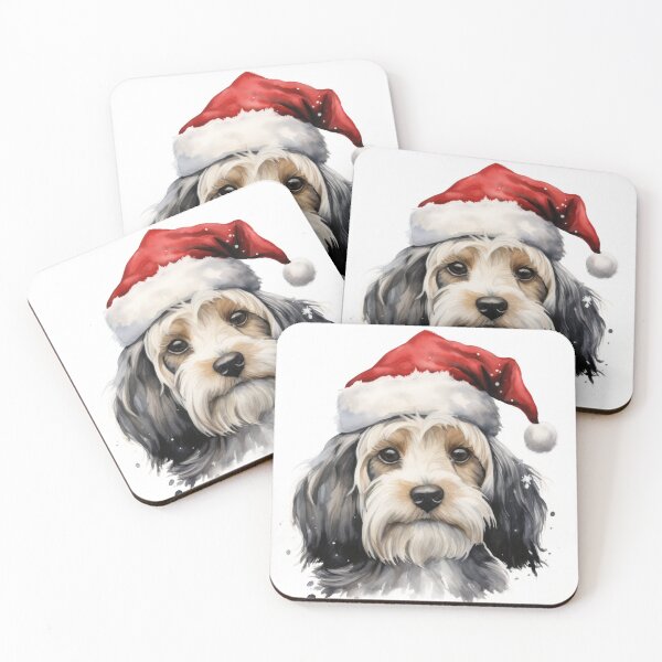 Item preview, Dog and red hat Santa Claus  designed and sold by Eakpixx.