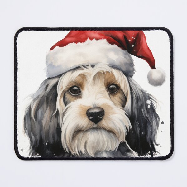 Item preview, Dog and red hat Santa Claus designed and sold by Eakpixx.