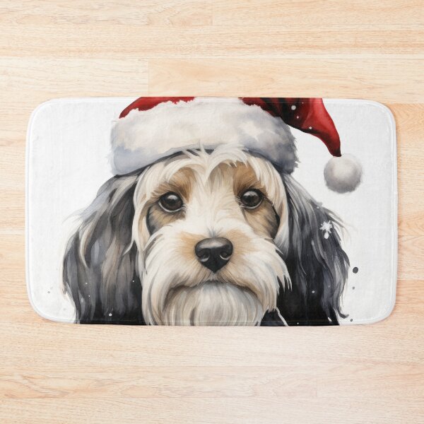 Item preview, Dog and red hat Santa Claus  designed and sold by Eakpixx.