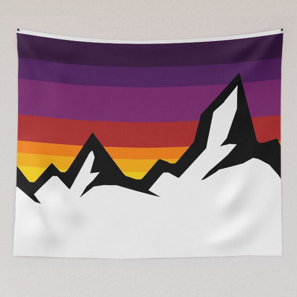 Item preview, mountain craggy sunset designed and sold by pholange.