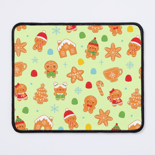 Item preview, Cute Christmas Gingerbread Pattern designed and sold by Eliza Fortney.