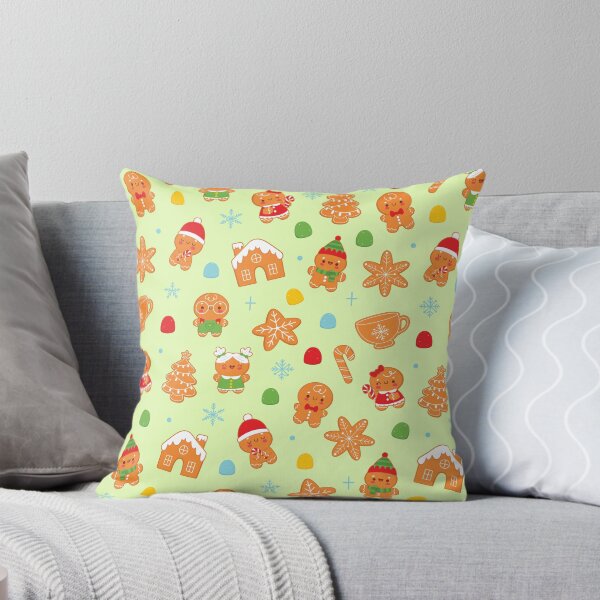 Item preview, Cute Christmas Gingerbread Pattern designed and sold by Eliza Fortney.