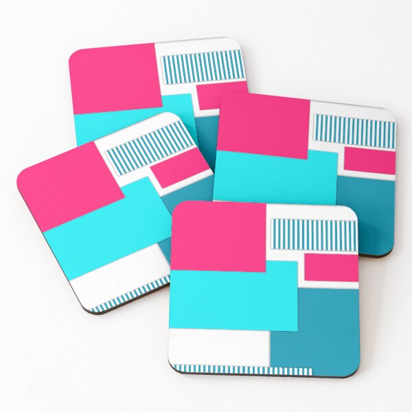 Item preview, Sky blue with crimson and white patchwork quilts designed and sold by fuzzyfox.