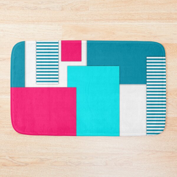 Item preview, Sky blue with crimson and white patchwork quilts designed and sold by fuzzyfox.