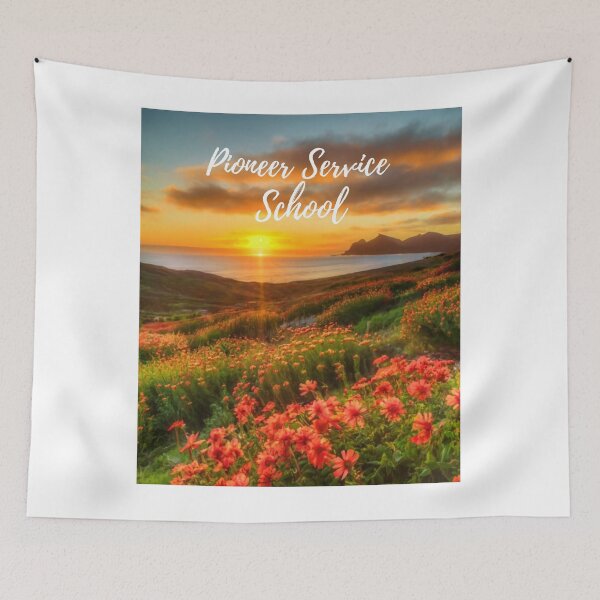 Aperçu de l'œuvre École de service des pionniers créée et vendue par VividPrints Store (+7k ⭐⭐⭐⭐⭐).