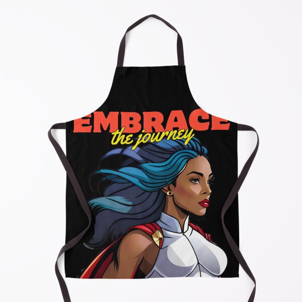 Item preview, Superwoman Embrace The Journey Blue Hair Comic Superhero designed and sold by Melan Designs.