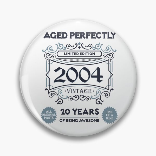 Item preview, Legend Since 2004 Limited Edition, 20th Birthday Vintage Gift 20 years of Being Awesome All Originals Parts, One of a Kind designed and sold by DjenShop.