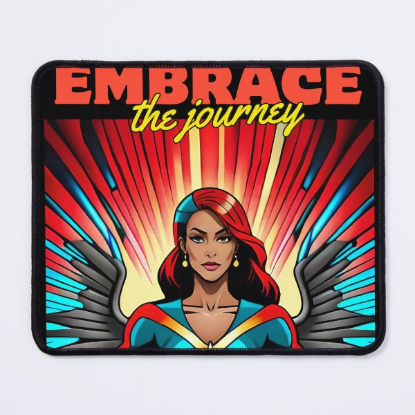 Item preview, Superwoman Embrace The Journey Inspiration Winged Comic Stargirl designed and sold by Melan Designs.