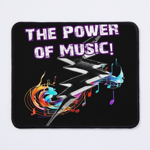 Item preview, The Power Of Music! - For Dark Backgrounds designed and sold by The Imagination Source™.