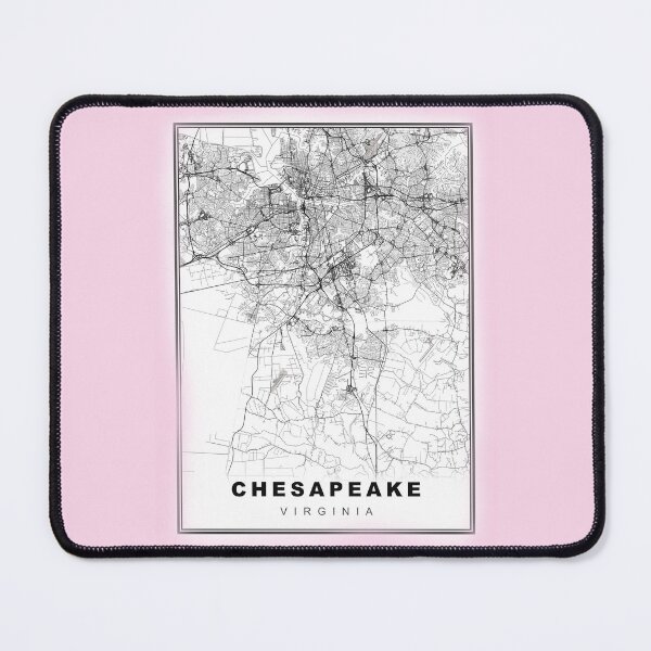 Item preview, Minimalist Chesapeake Map designed and sold by Tamas Das.