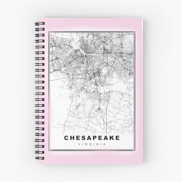 Item preview, Minimalist Chesapeake Map designed and sold by Tamas Das.