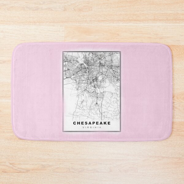 Item preview, Minimalist Chesapeake Map designed and sold by Tamas Das.