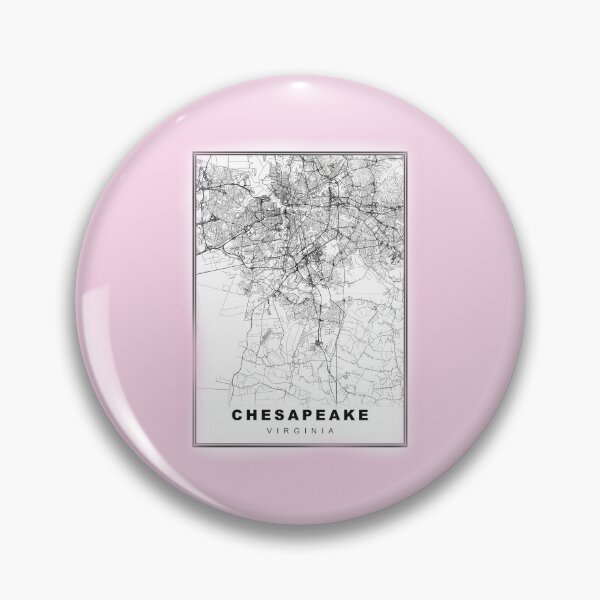 Item preview, Minimalist Chesapeake Map designed and sold by Tamas Das.