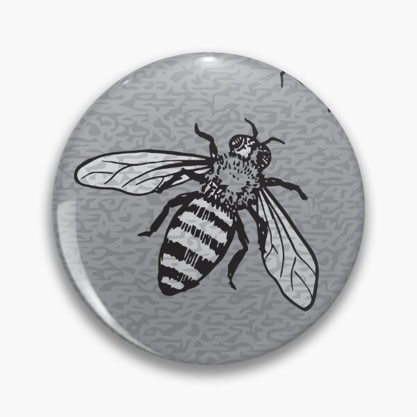 Item preview, Hand-Drawn Honey Bees in Vintage Black and White  designed and sold by ArtfulFreddy.
