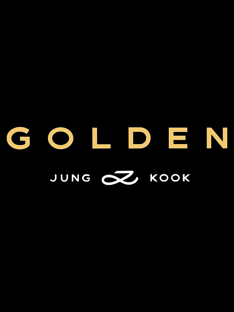 Jungkook Golden album metallic logo, Jungkook Seven, BTS Jungkook / Golden  off white Photographic Print for Sale by SoloAutenica