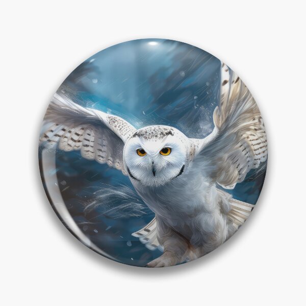 Item preview, Snowy Owl in Flight 02 designed and sold by Elisabeth Lucas.
