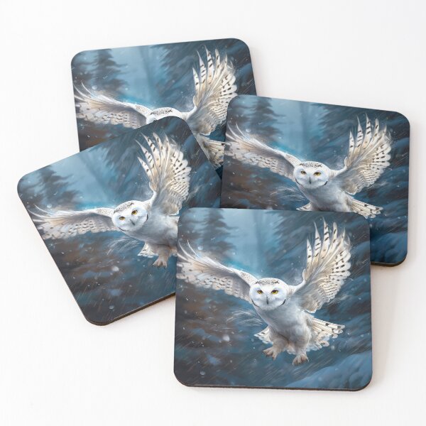 Item preview, Snowy Owl in Flight 02 designed and sold by Elisabeth Lucas.